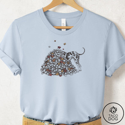 Great Dane Leaf Jump T-Shirt