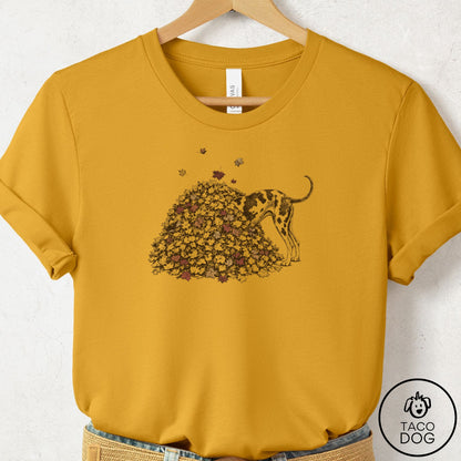 Great Dane Leaf Jump T-Shirt