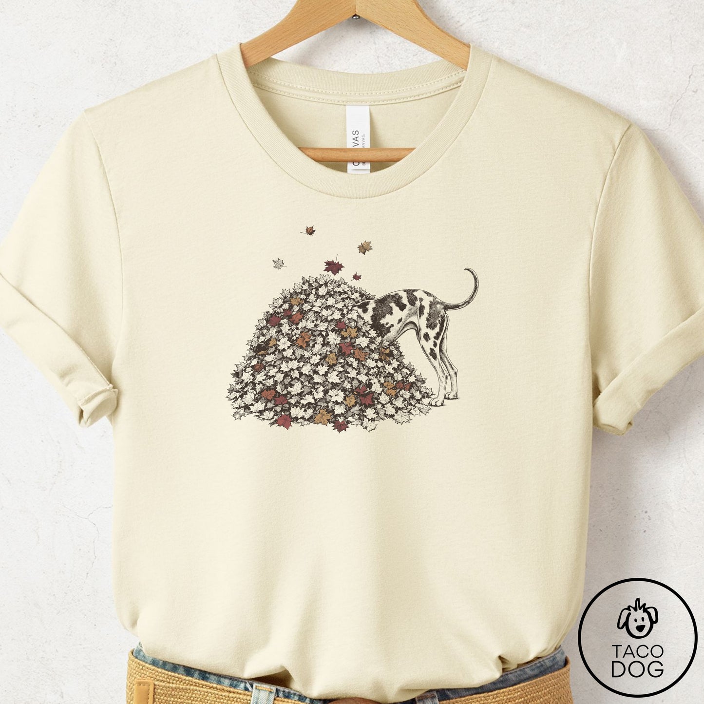 Great Dane Leaf Jump T-Shirt
