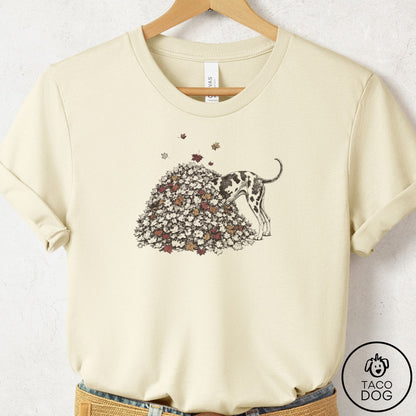 Great Dane Leaf Jump T-Shirt