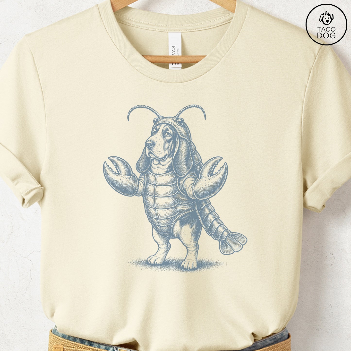 Basset Hound Lobster T-Shirt