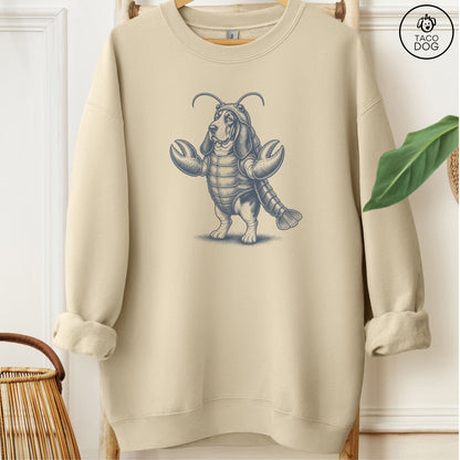 Basset Hound Lobster Sweatshirt