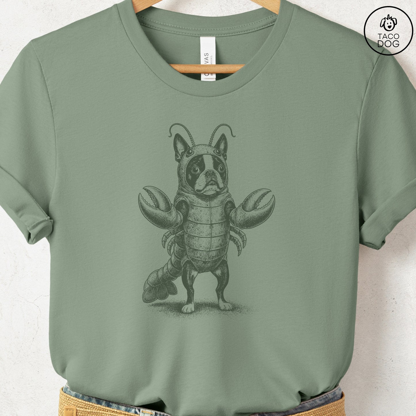 Boston Terrier Lobster T-Shirt