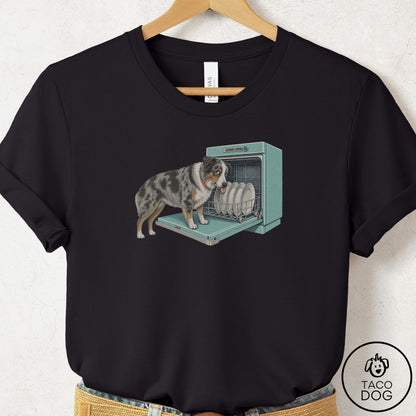 Australian Shepherd Lower Rack T-Shirt