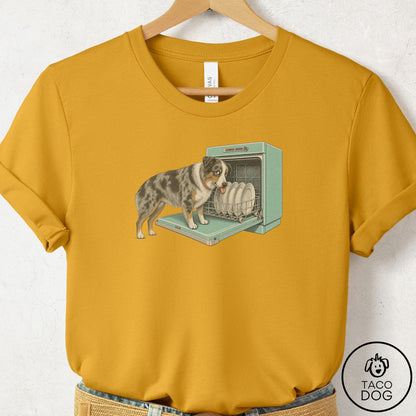 Australian Shepherd Lower Rack T-Shirt
