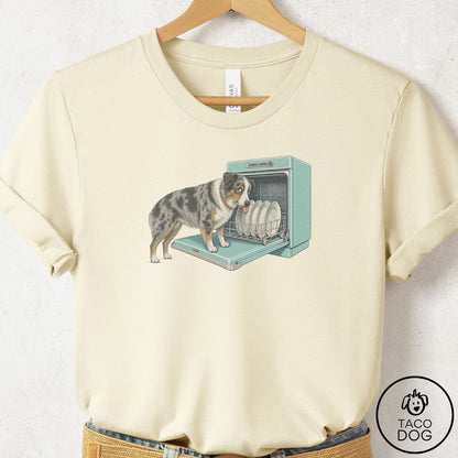 Australian Shepherd Lower Rack T-Shirt