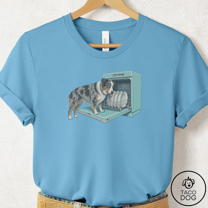 Australian Shepherd Lower Rack T-Shirt