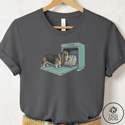Basset Hound Lower Rack T-Shirt