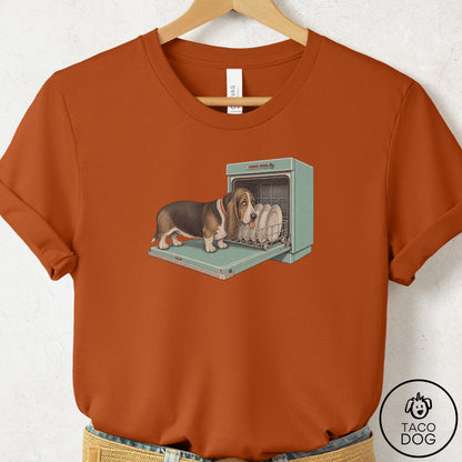 Basset Hound Lower Rack T-Shirt