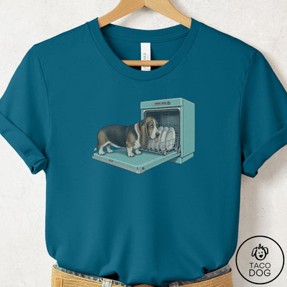 Basset Hound Lower Rack T-Shirt