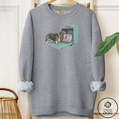 Basset Hound Lower Rack Sweatshirt