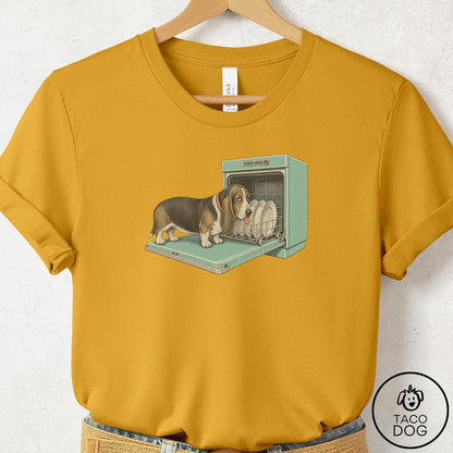 Basset Hound Lower Rack T-Shirt