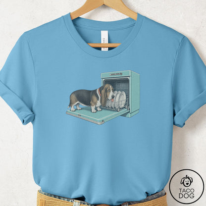 Basset Hound Lower Rack T-Shirt