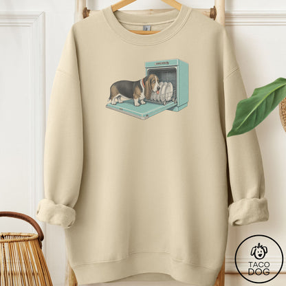 Basset Hound Lower Rack Sweatshirt