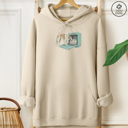 Borzoi Lower Rack Hoodie Sand Taco-Dog