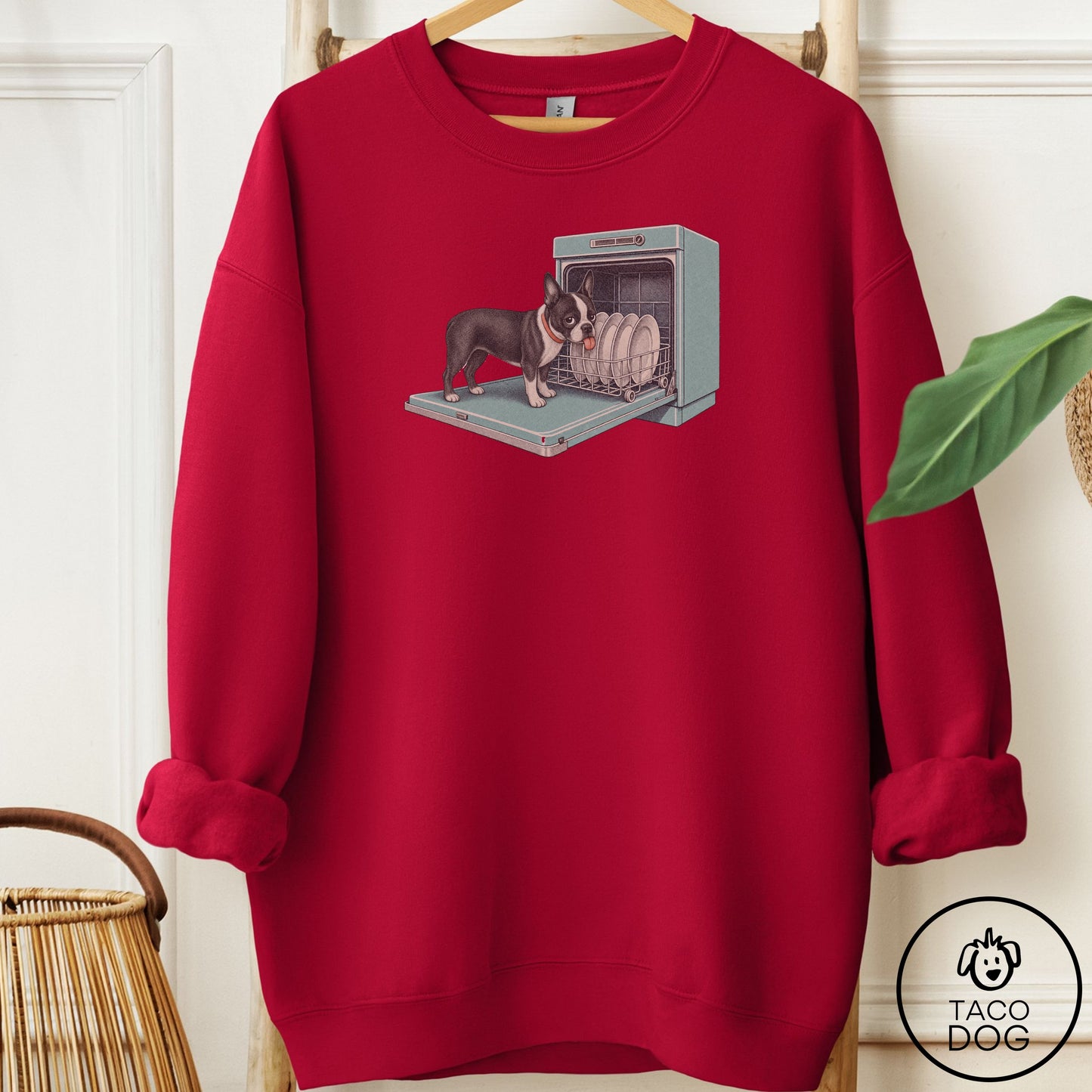 Boston Terrier Lower Rack Sweatshirt