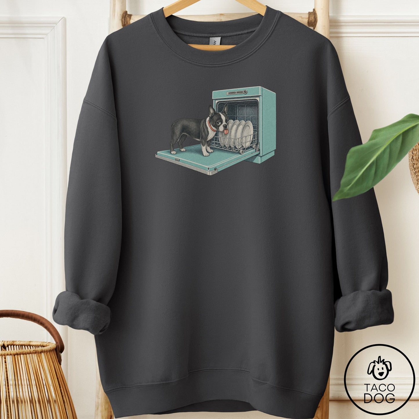 Boston Terrier Lower Rack Sweatshirt