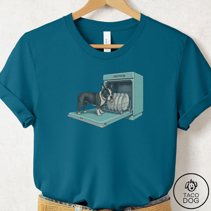 Boston Terrier Lower Rack T-Shirt