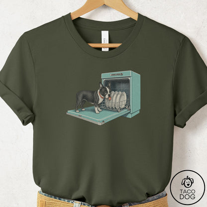 Boston Terrier Lower Rack T-Shirt