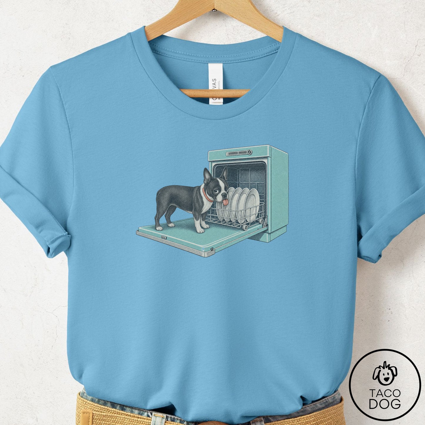 Boston Terrier Lower Rack T-Shirt