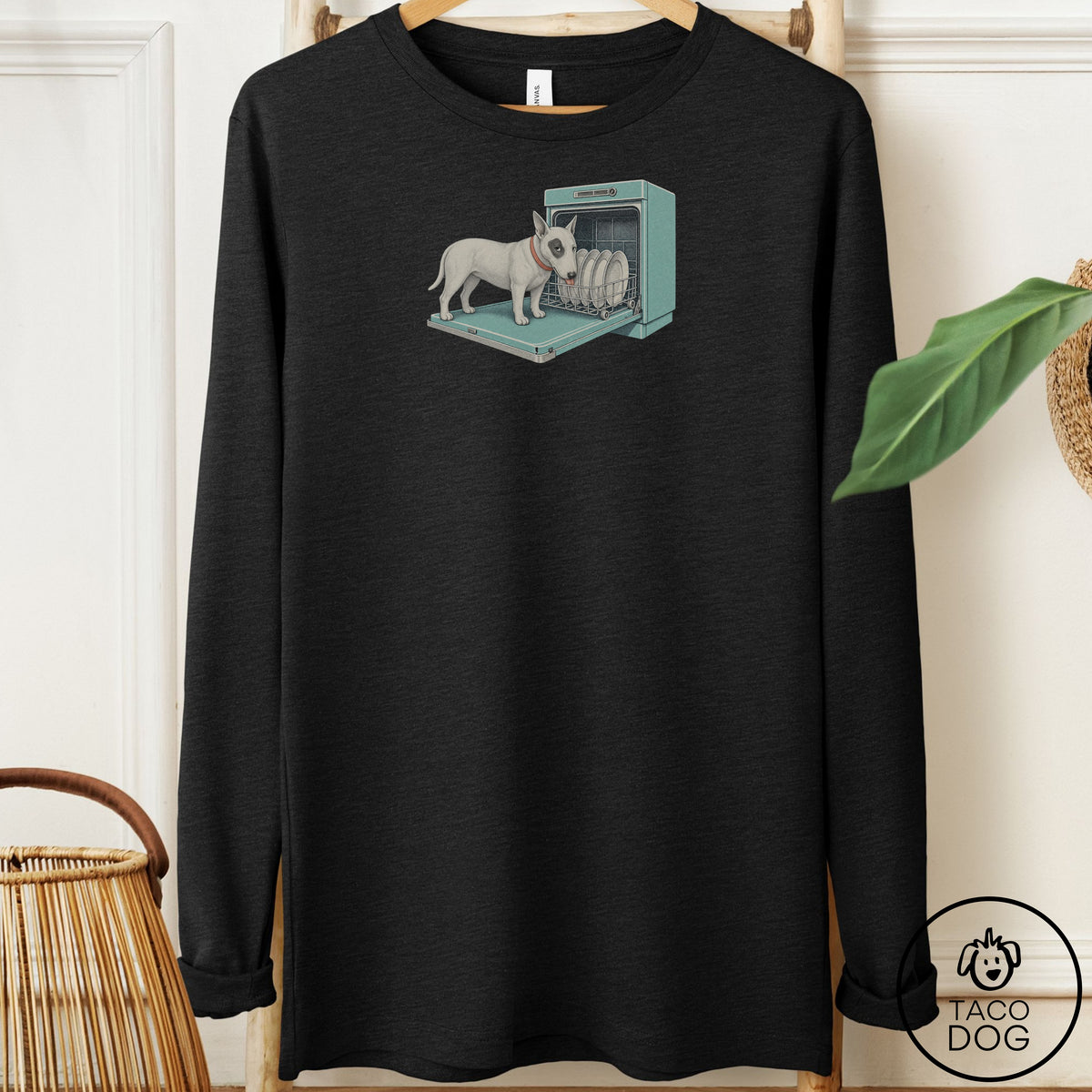 Bull Terrier Lower Rack Long Sleeve Tee