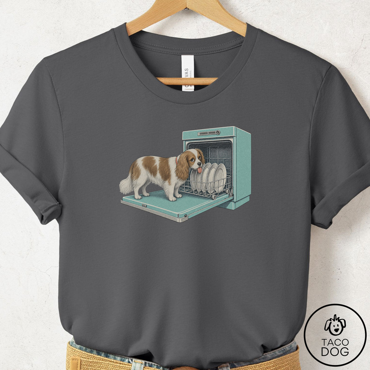 Cavalier King Charles Spaniel Lower Rack T-Shirt