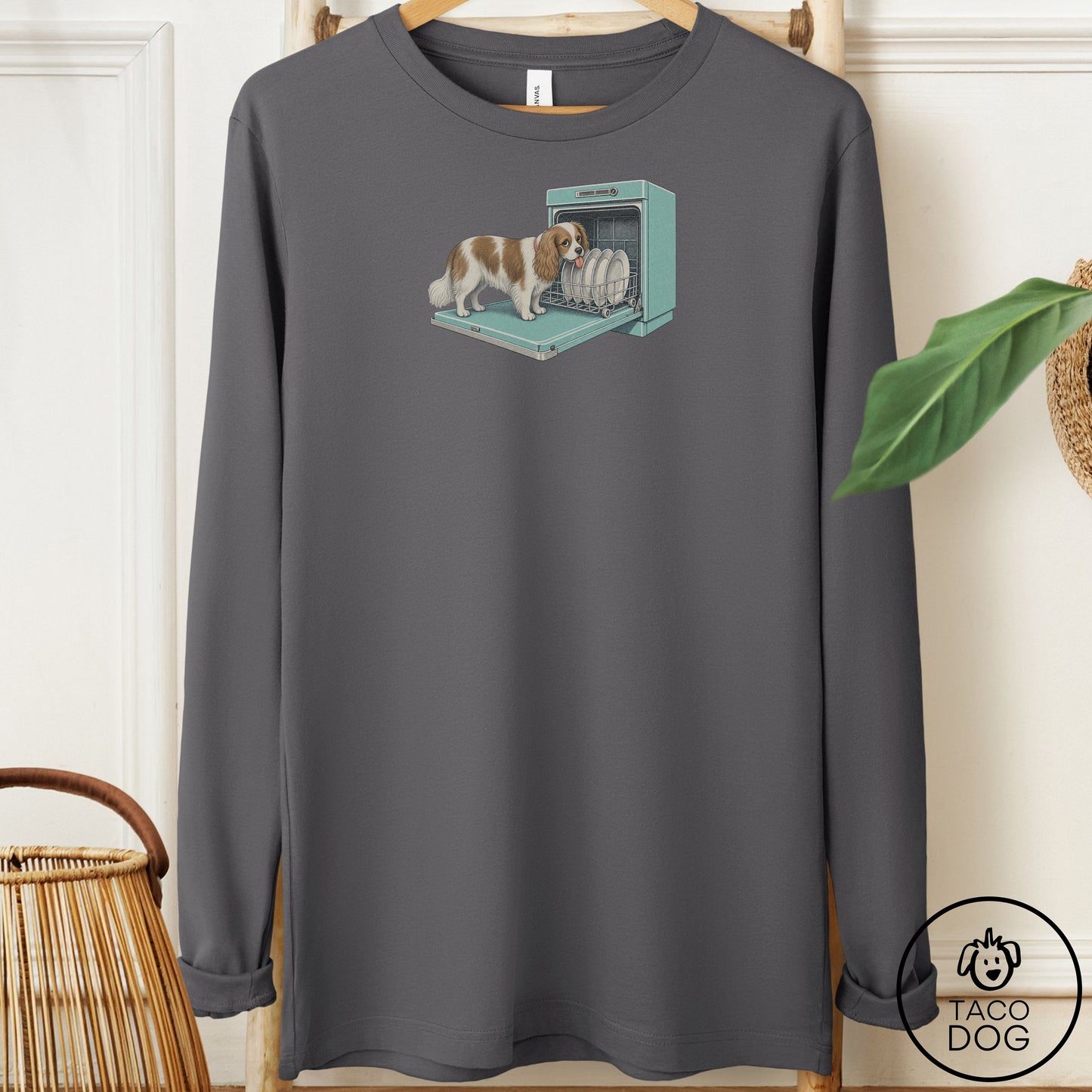 Cavalier King Charles Spaniel Lower Rack Long Sleeve Tee