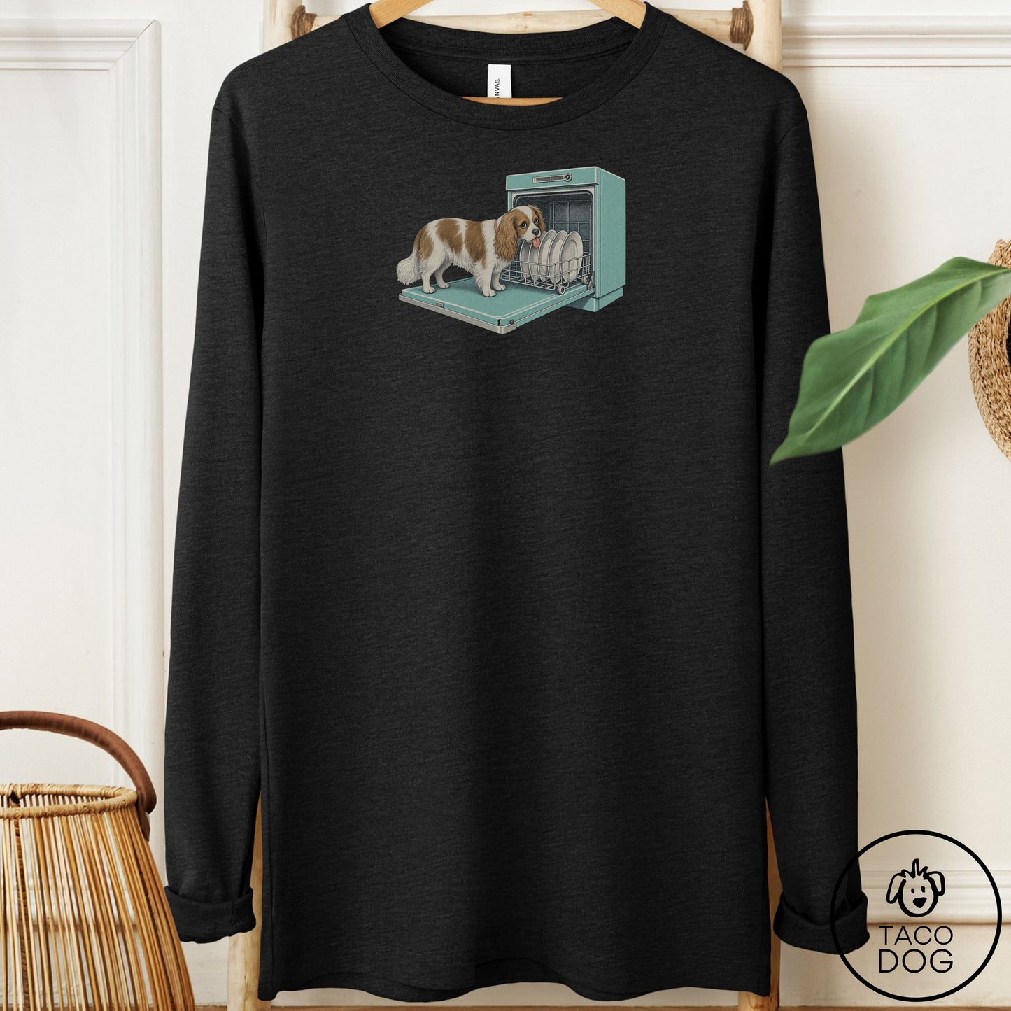 Cavalier King Charles Spaniel Lower Rack Long Sleeve Tee