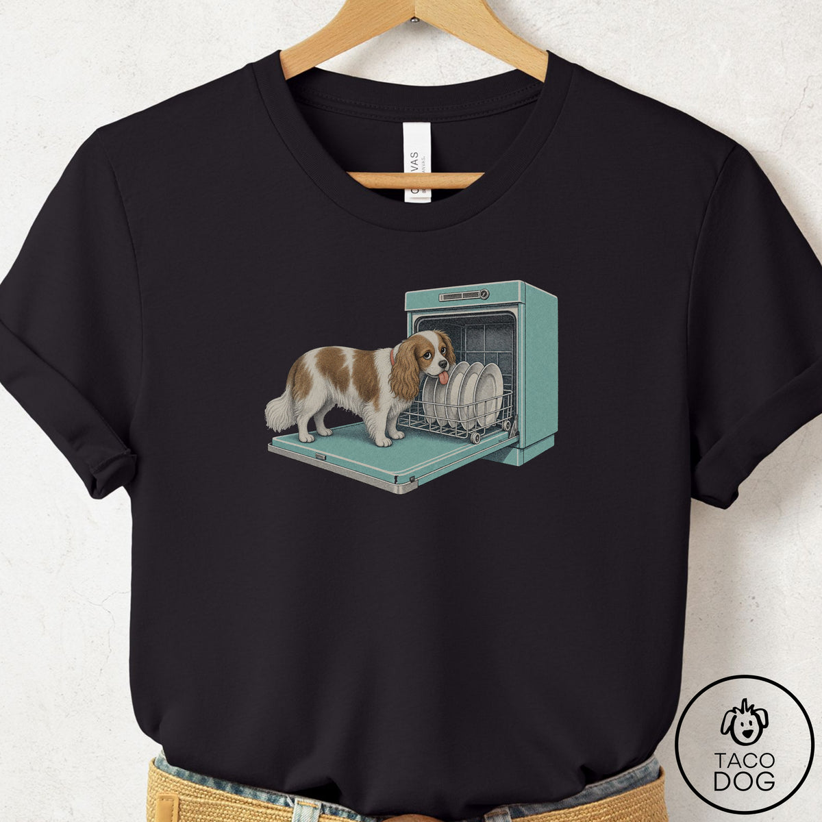 Cavalier King Charles Spaniel Lower Rack T-Shirt