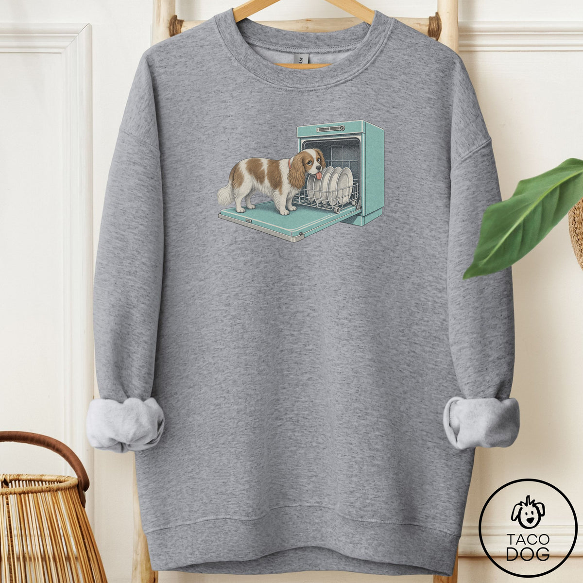 Cavalier King Charles Spaniel Lower Rack Sweatshirt