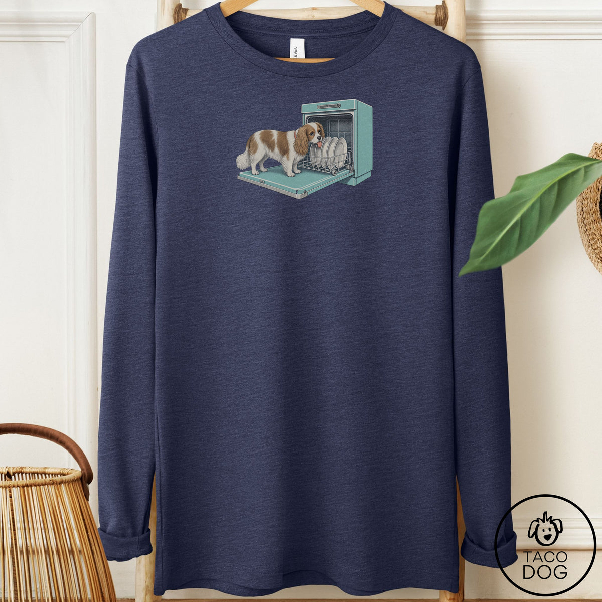 Cavalier King Charles Spaniel Lower Rack Long Sleeve Tee