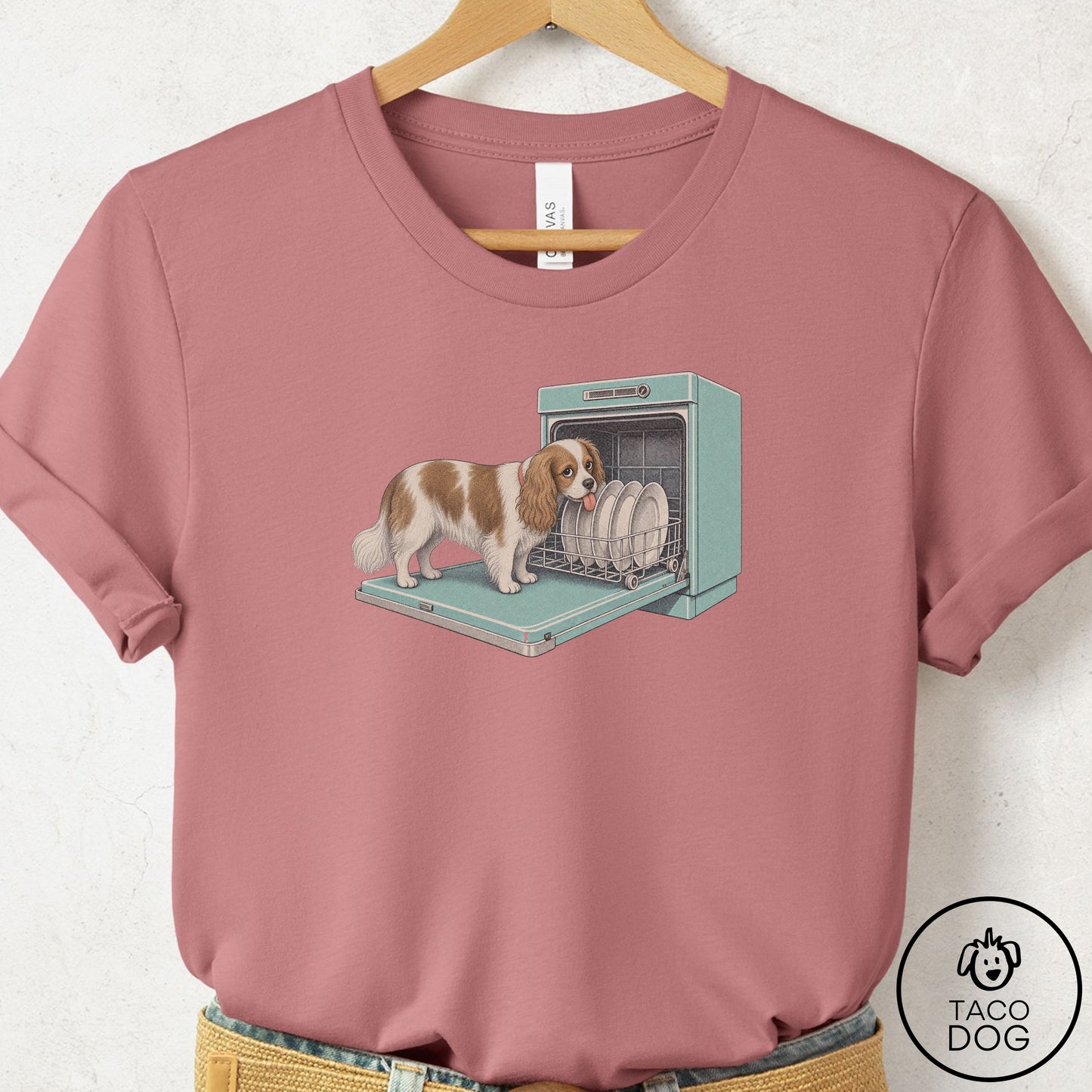 Cavalier King Charles Spaniel Lower Rack T-Shirt