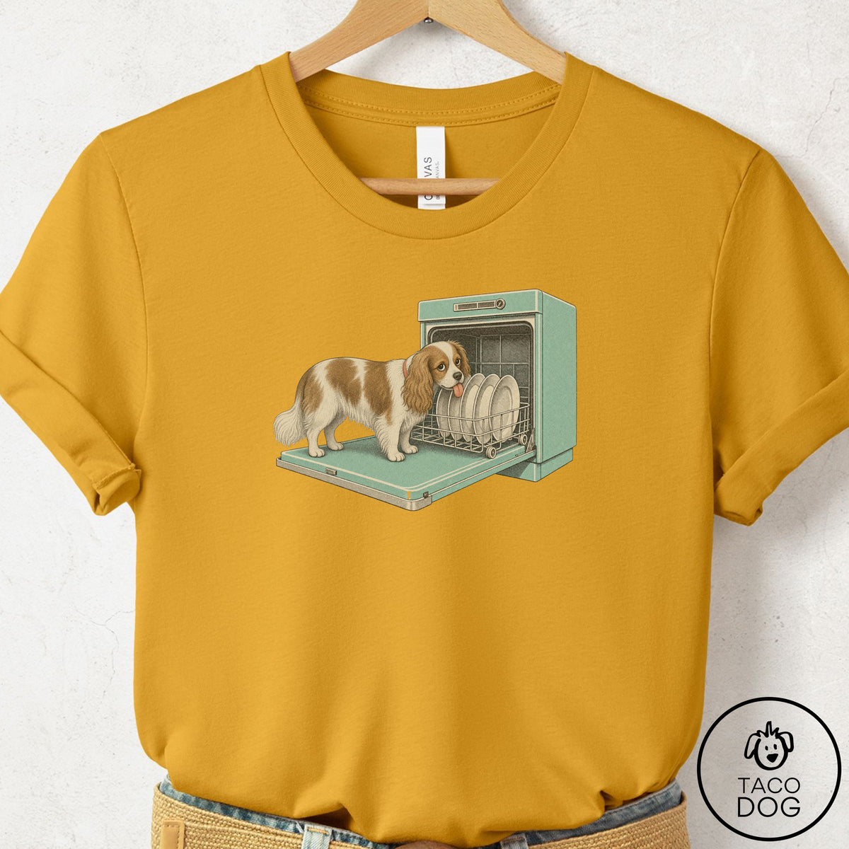 Cavalier King Charles Spaniel Lower Rack T-Shirt