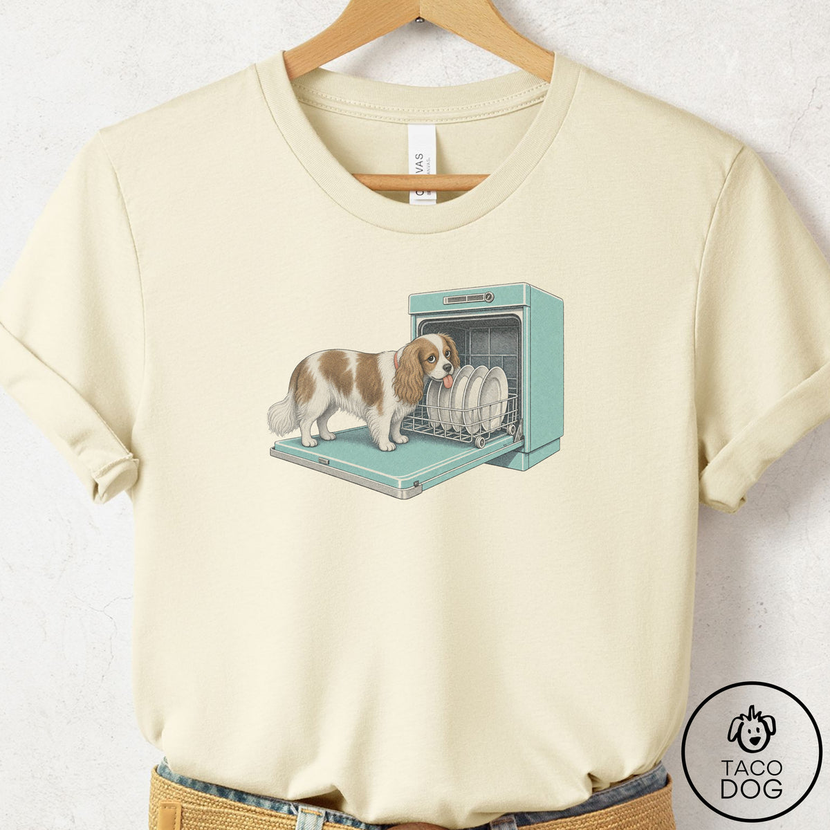 Cavalier King Charles Spaniel Lower Rack T-Shirt