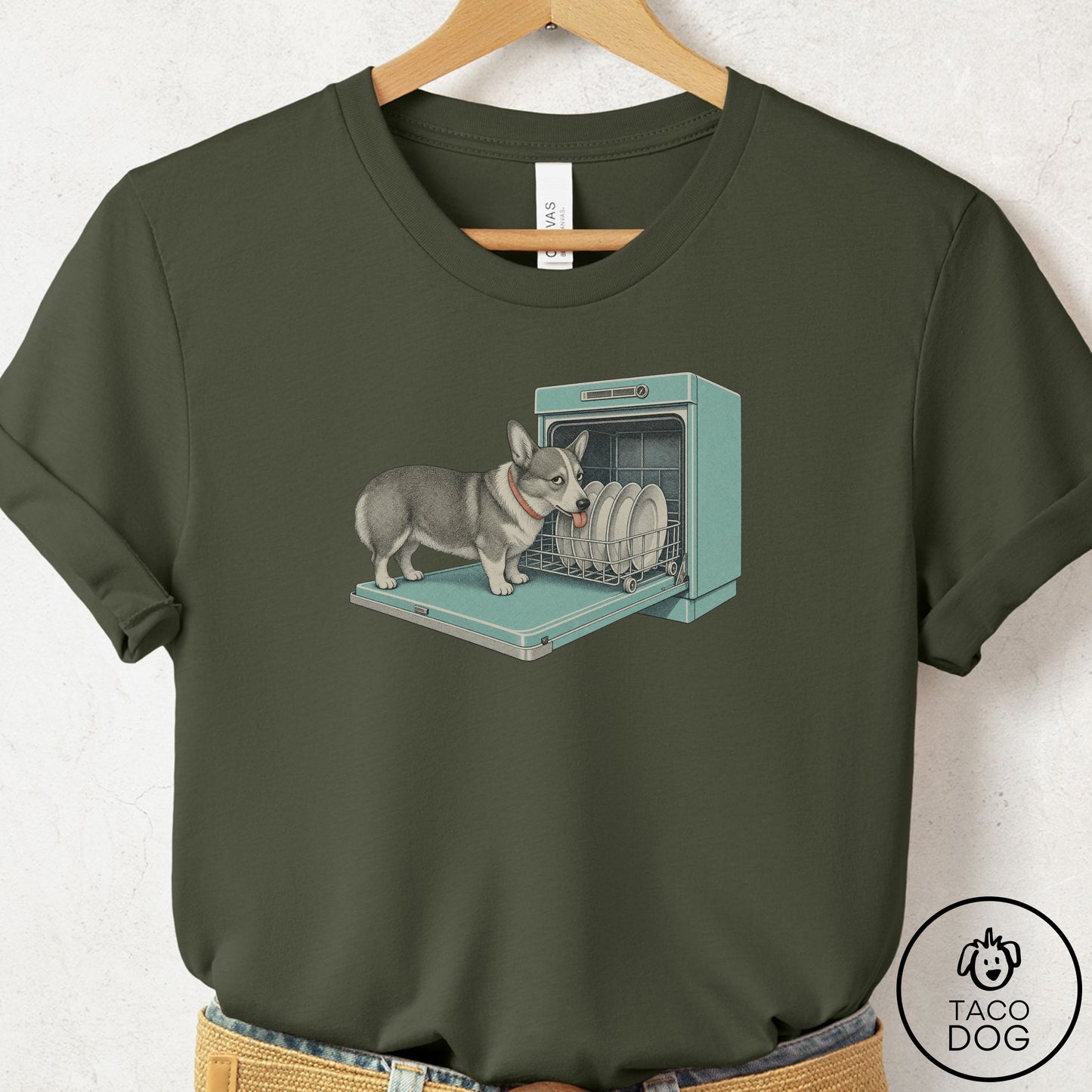Corgi Lower Rack T-Shirt