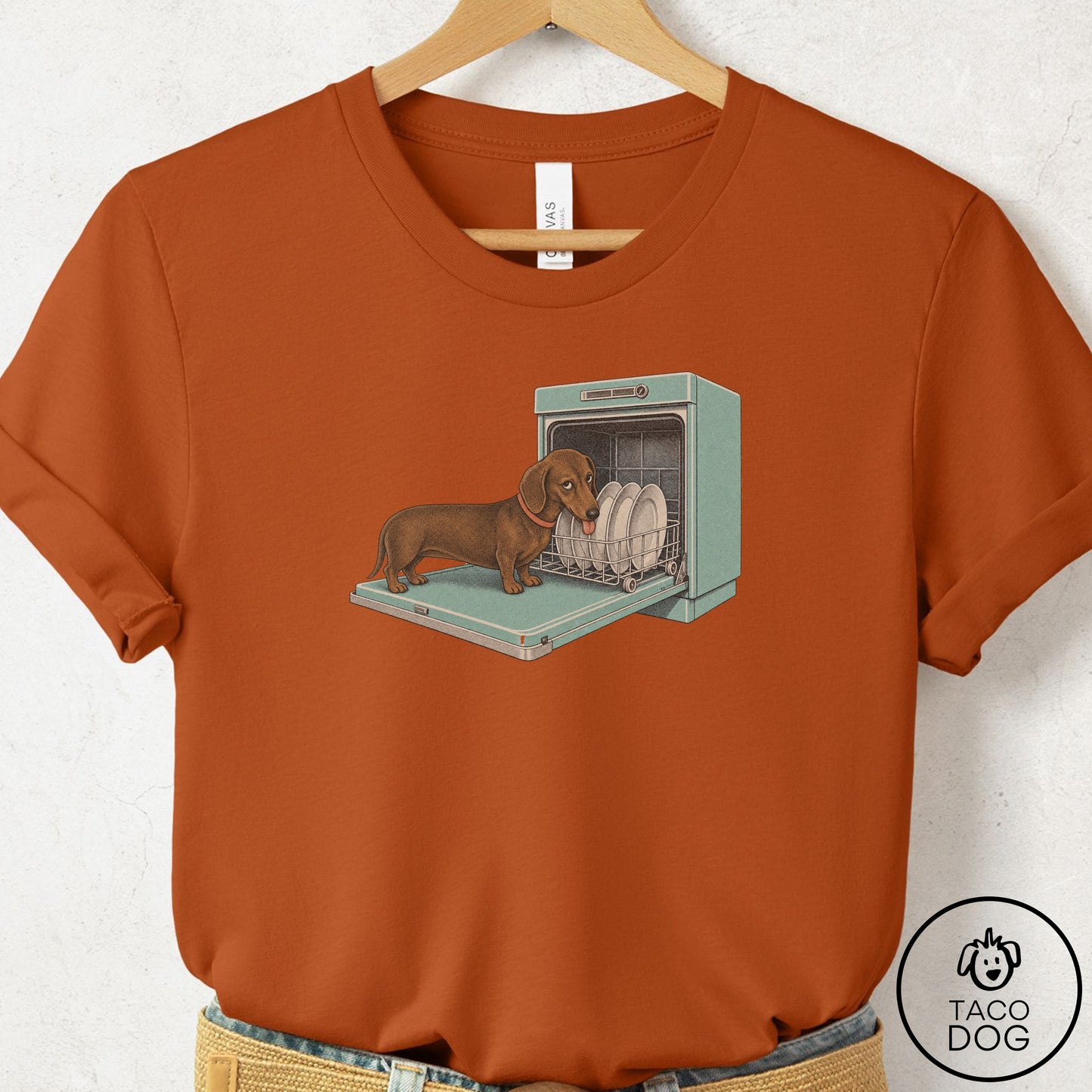 Dachshund Lower Rack T-Shirt