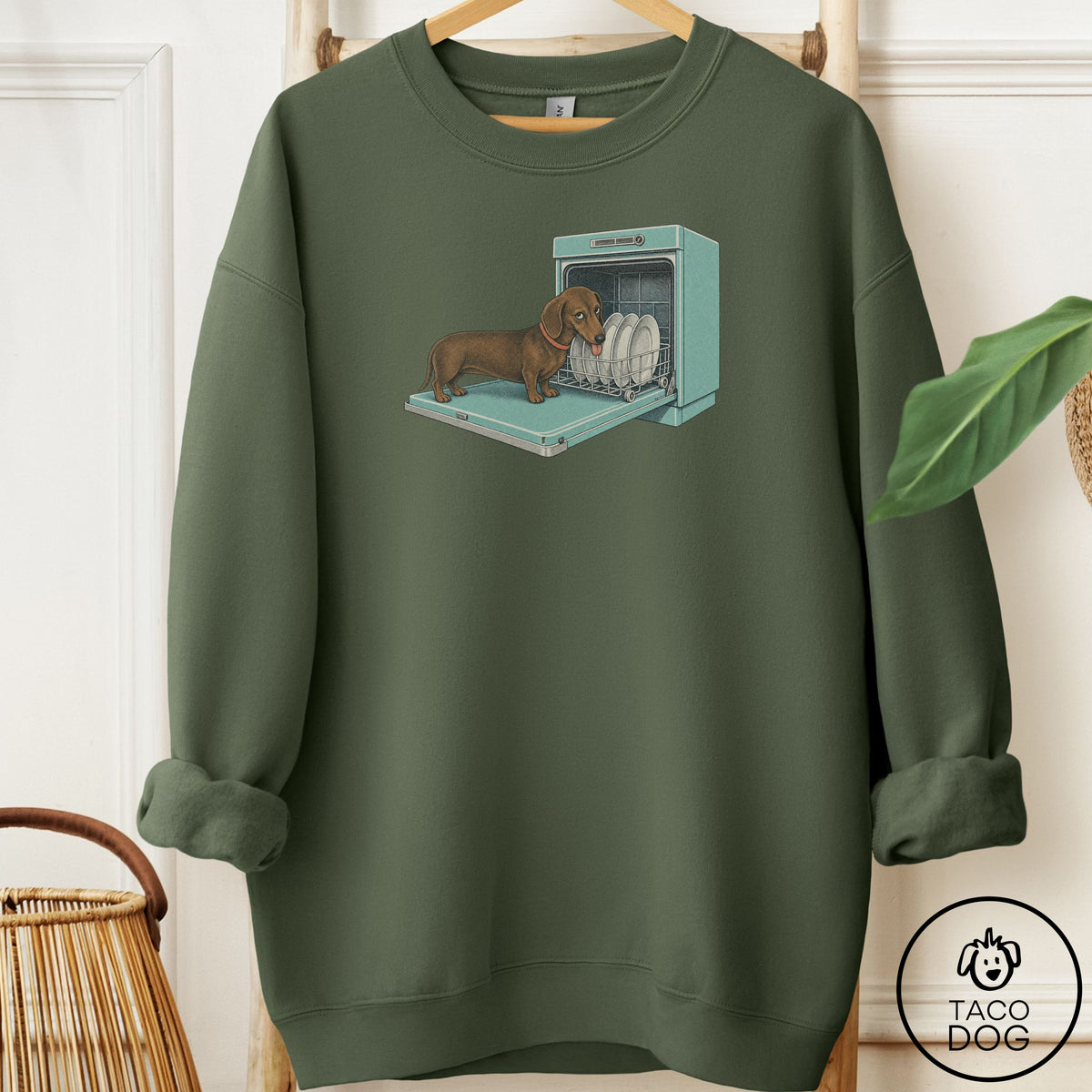 Dachshund Lower Rack Sweatshirt
