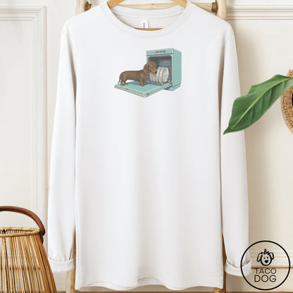 Dachshund Lower Rack Long Sleeve Tee