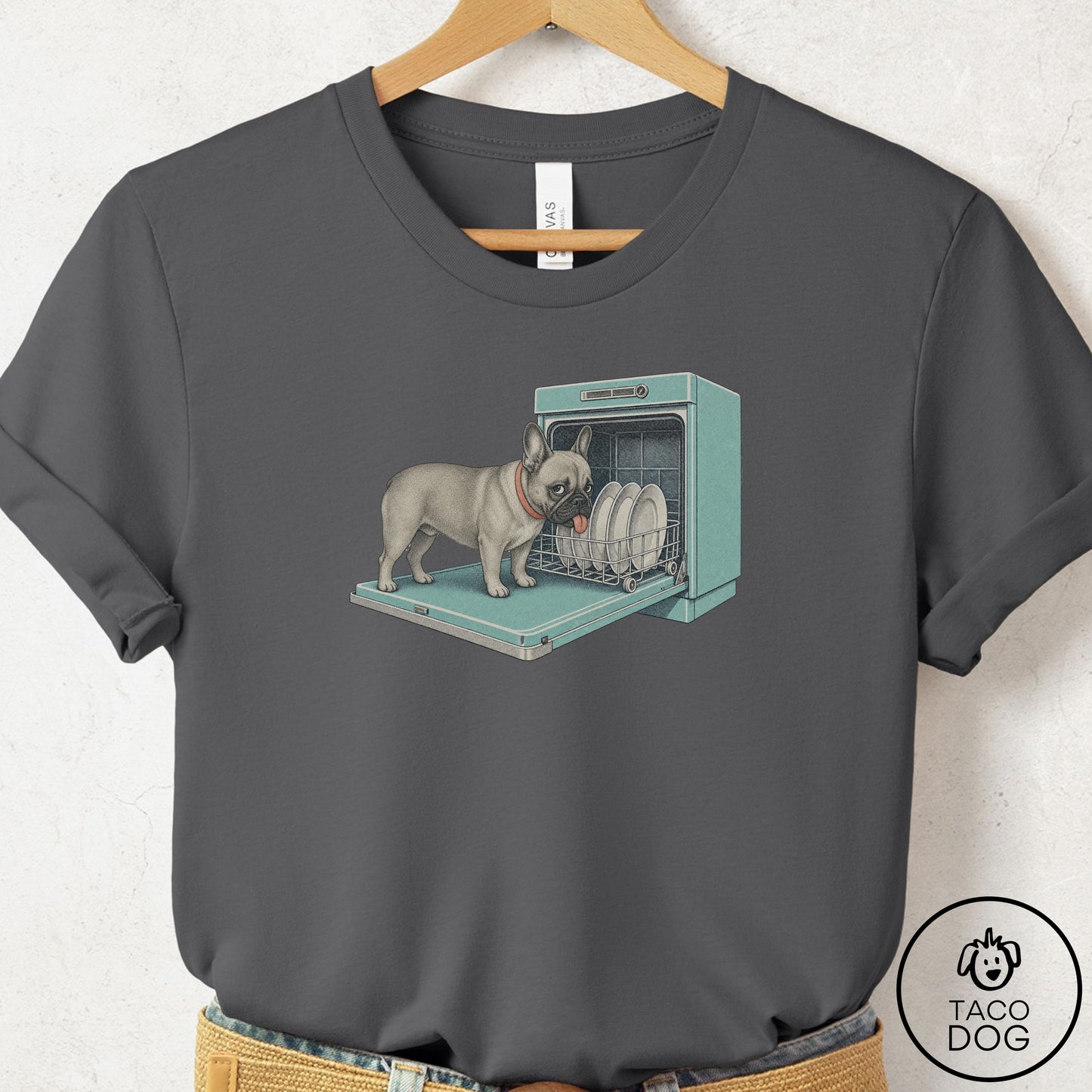 French Bulldog Frenchie Lower Rack T-Shirt