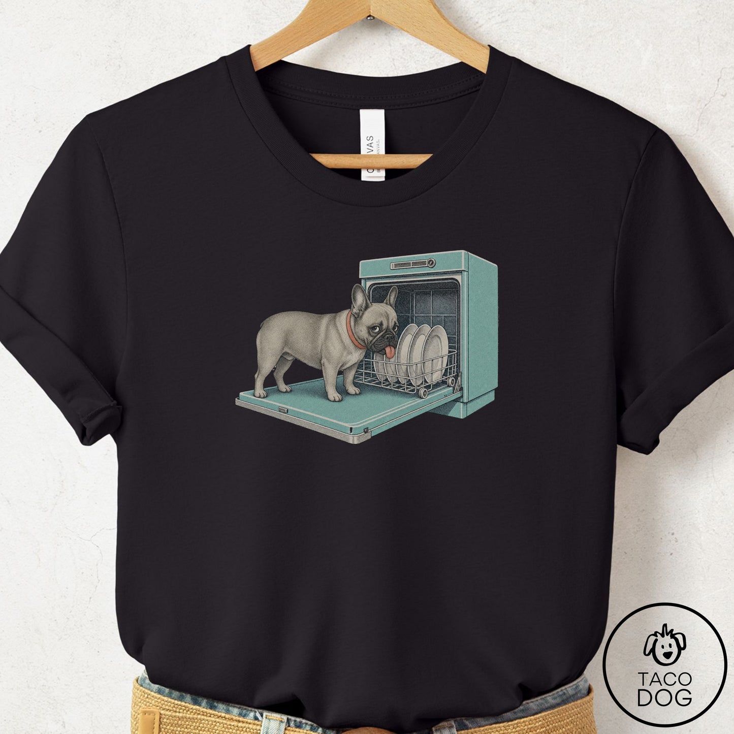 French Bulldog Frenchie Lower Rack T-Shirt