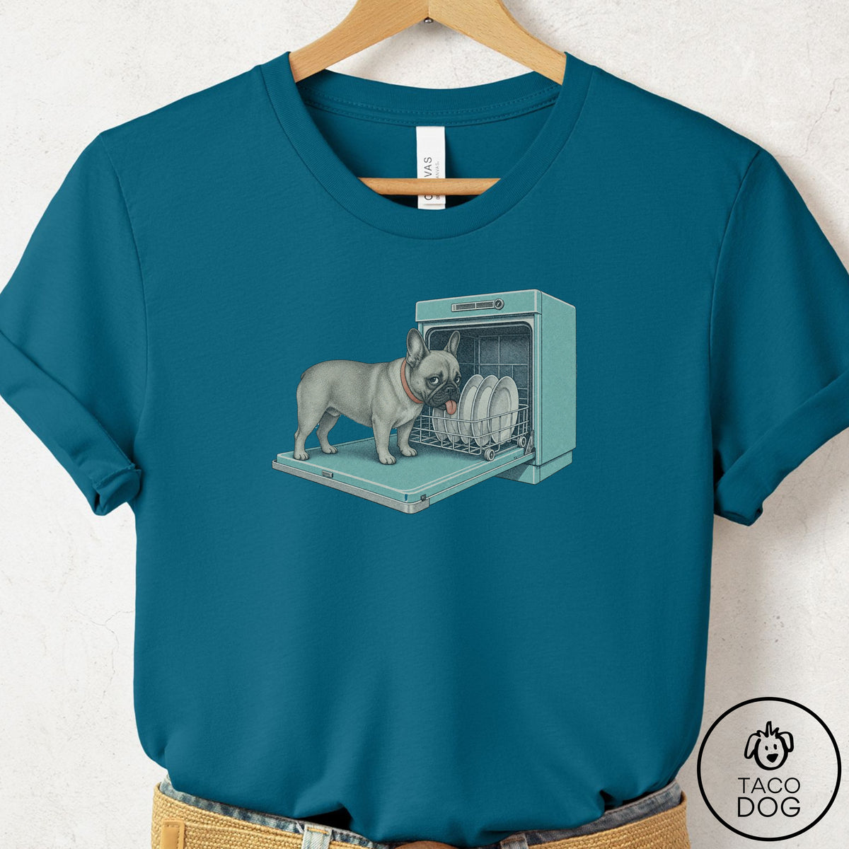French Bulldog Frenchie Lower Rack T-Shirt