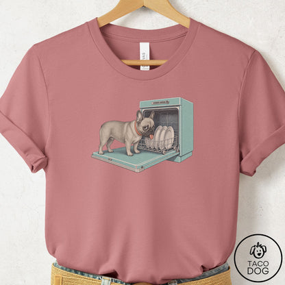 French Bulldog Frenchie Lower Rack T-Shirt