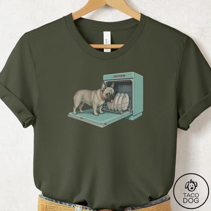 French Bulldog Frenchie Lower Rack T-Shirt
