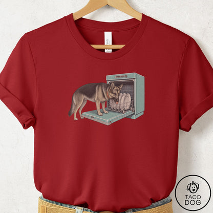 German Shepherd Lower Rack T-Shirt