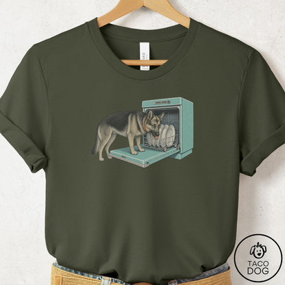German Shepherd Lower Rack T-Shirt