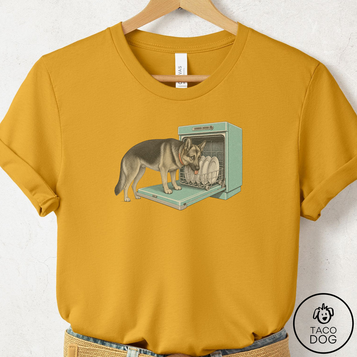 German Shepherd Lower Rack T-Shirt