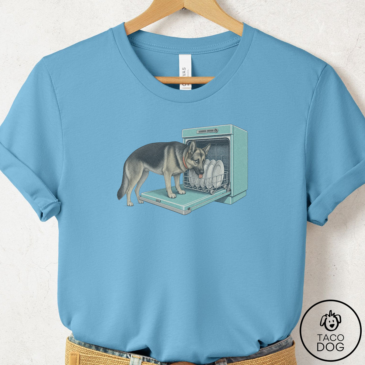 German Shepherd Lower Rack T-Shirt
