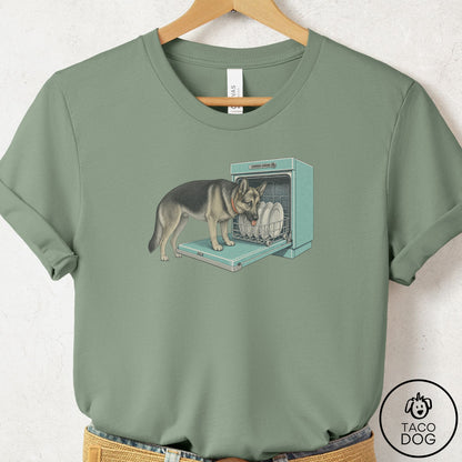 German Shepherd Lower Rack T-Shirt