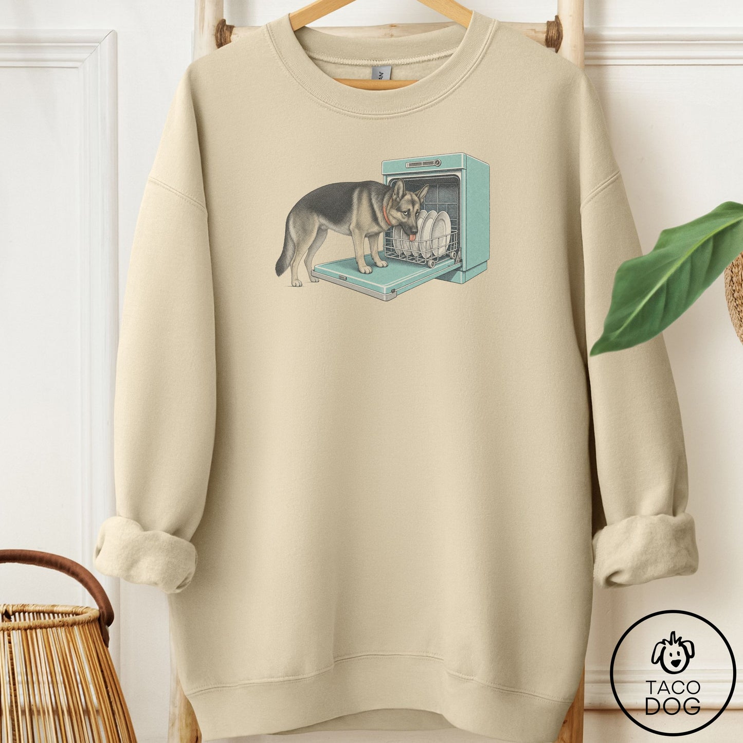 German Shepherd Lower Rack Sweatshirt