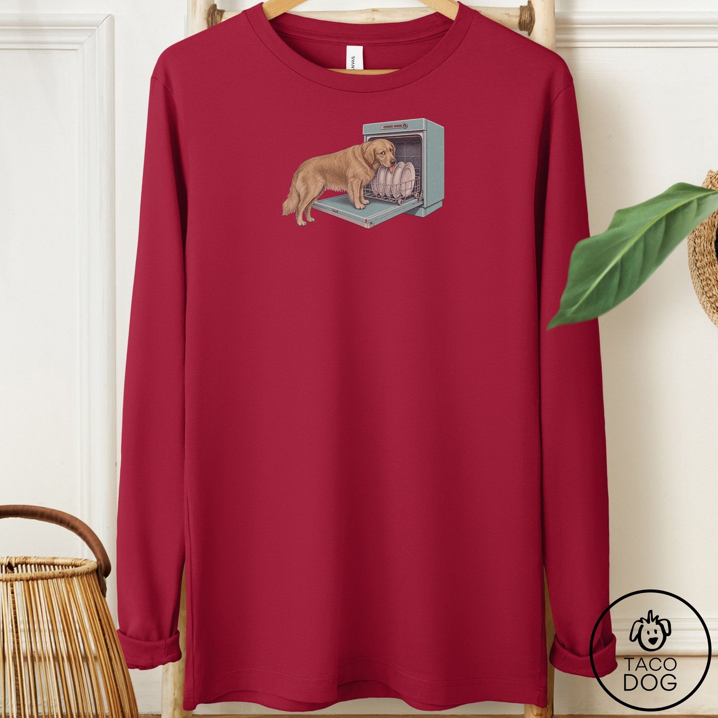 Golden Retriever Lower Rack Long Sleeve Tee